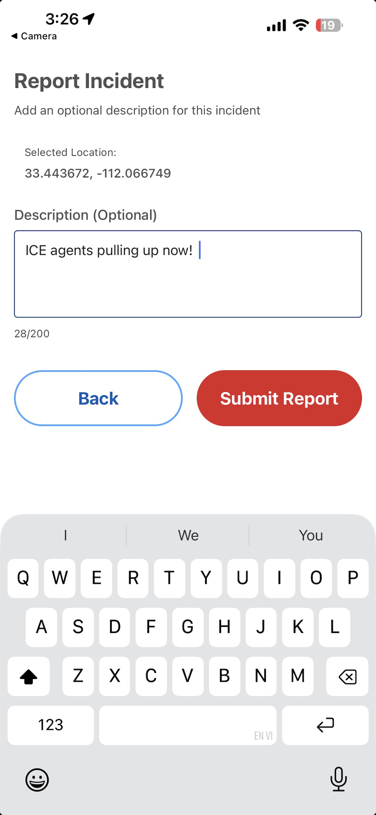 Cold As Ice App Screenshot